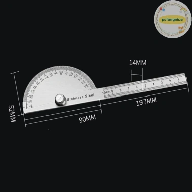 Pufangnice Protractor Kim Loại 180 Độ Goniometer Thước Góc Chế Biến Gỗ Giá 35.900₫ 6 Pufangnice Protractor Kim Loại 180 Độ Goniometer Thước Góc Chế Biến Gỗ Giá 35.900₫ 6