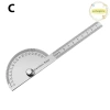 Pufangnice Protractor Kim Loại 180 Độ Goniometer Thước Góc Chế Biến Gỗ Giá 35.900₫ 12