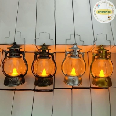 Pufangnice Retro Đèn Dầu Halloween LED - Đèn lồng trang trí nhà nhỏ, chỉ 53.020₫ 4