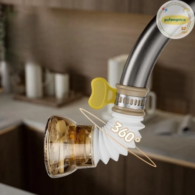 Pufangnice Vòi Bubbler 360° Xoay Đa Năng Tiết Kiệm Nước Phun Mưa Bếp, Bồn Rửa, Tắm 4 Pufangnice Vòi Bubbler 360° Xoay Đa Năng Tiết Kiệm Nước Phun Mưa Bếp, Bồn Rửa, Tắm 4