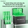 Pujimax Hộp Sạc Pin AA/AAA 1.5V Thông Minh 2.025, Type C, Sạc Nhanh, Bảo Vệ Pin, 229.999 2