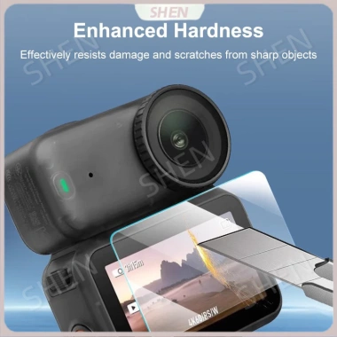PULUZ Fat Niu cho DJI Osmo Nano - Màn hình thể thao, phim cường lực & hydrogel bảo vệ ống kính, 188.819₫