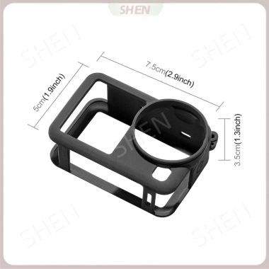 PULUZ Fat Niu - Vỏ silicon bảo vệ DJI Osmo Action 6, dây buộc cầm tay, giá ưu đãi