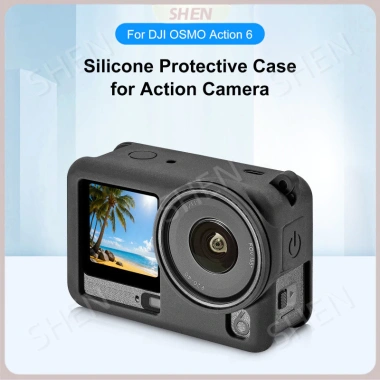 PULUZ Fat Niu - Vỏ silicon bảo vệ DJI Osmo Action 6, dây buộc cầm tay, giá ưu đãi 8 PULUZ Fat Niu - Vỏ silicon bảo vệ DJI Osmo Action 6, dây buộc cầm tay, giá ưu đãi 8