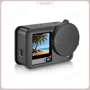 PULUZ Fat Niu - Vỏ silicon bảo vệ DJI Osmo Action 6, dây buộc cầm tay, giá ưu đãi