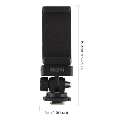 Puluz Vít Ren Lạnh 1/4 inch cho Giày Chân Máy kèm Adapter và Kẹp Điện Thoại, Giá ưu đãi 60.500 VND