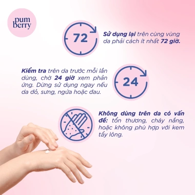 Pumberry Combo Tẩy Ria Mép Nữ 3 Bước Dịu Nhẹ An Toàn và Dưỡng Da Hộp 3 Tuýp 15-20-15g Giá Ưu Đãi 169k 6