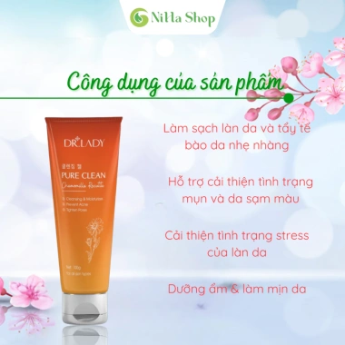 Pure Clean Sữa Rửa Mặt 100gr - chiết xuất thiên nhiên, làm sạch nhẹ, duy trì ẩm, giảm 175k
