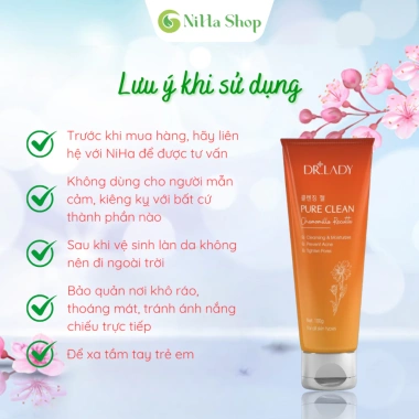 Pure Clean Sữa Rửa Mặt 100gr - chiết xuất thiên nhiên, làm sạch nhẹ, duy trì ẩm, giảm 175k