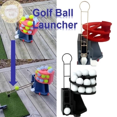 PURED Golf Launcher Pro - Hộp đựng di động, giữ 25 bóng, hỗ trợ huấn luyện golf, dung lượng lớn cho người yêu Golf VN