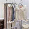 Pyjama dài bèo ren hình Tiểu Thư chất liệu mềm mát, set 2 giá ưu đãi 135k 3