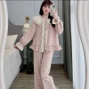 Pyjama dài bèo ren hình Tiểu Thư chất liệu mềm mát, set 2 giá ưu đãi 135k 6