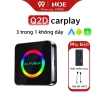Q2D 3 trong 1 CarPlay Android Auto Mirror Link Giải trí trên màn hình xe, giảm 20%