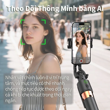 QAML Q13 Gimbal AI 1 Trục – Chống Rung, Dùng cho Máy Ảnh & Điện Thoại, 500.820đ 7