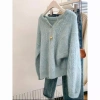 QCCC Áo len dài tay mùa đông cổ V nữ - Len mềm mại, thời trang, chỉ 239.000₫ 9