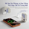 Qi2+CCC Sạc Dự Phòng UNEED 30.000/20.000mAh PD 20W/35W, Sạc Nhanh Không Dây, Cục AC 6