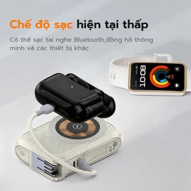 Qi2+CCC Sạc Dự Phòng UNEED 30.000/20.000mAh PD 20W/35W, Sạc Nhanh Không Dây, Cục AC 9 Qi2+CCC Sạc Dự Phòng UNEED 30.000/20.000mAh PD 20W/35W, Sạc Nhanh Không Dây, Cục AC 9