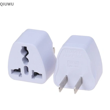 Qiuwu Bộ chuyển đổi ổ cắm điện EU UK AU sang US - Đa năng, giá ưu đãi 37.950₫