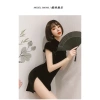 QR658 Hỏa Tốc Che Tên Suông Xám Tân Cosplay Trung Hoa Gợi Cảm Thân Thao Quyến Rũ 2
