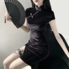 QR658 Hỏa Tốc Che Tên Suông Xám Tân Cosplay Trung Hoa Gợi Cảm Thân Thao Quyến Rũ 6