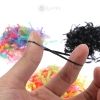 Qrhyk 1.000 Dây Cao Su Dùng Một Lần Dây Buộc Tóc Co Giãn Đuôi Ngựa Cho Bé Gái 5