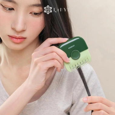 Qrhyk 2 Trong 1 Cắt Tóc & Làm Tóc - Lược Viền Nổ, Tông Đơ Đa Năng, DIY Tạo Kiểu Tóc Cho Bé - Giá 47.812 VND 6
