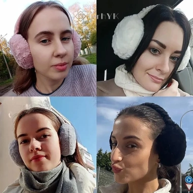 Qrhyk Di Động Gấp Mùa Đông Ấm Áp Bịt Tai Màu Trơn Earflap Ngoài Trời Bảo Vệ Lạnh - 52.470₫