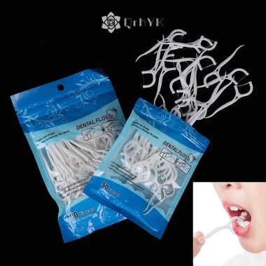 Qrhyk Flosser 100 Chiếc Dùng Một Lần Bàn Chải Kẽ Răng, Tăm Làm Sạch Răng 42.680 VND 7
