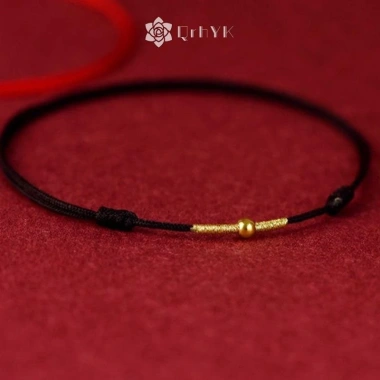 Qrhyk Vòng Tay Handmade Dây Đỏ May Mắn Điều Chỉnh cho Nam Nữ - Thời Trang 2.024 Giá ưu đãi 34.300đ