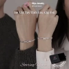 Quà 8/3 Vòng Tay Đôi Soaring Hearts Titanium Không Gỉ Tặng Người Yêu Nam Nữ