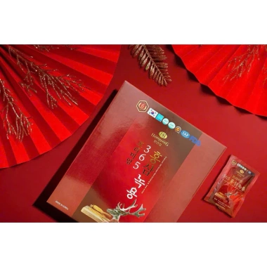 Quà biếu tặng Nước hồng sâm Nuôi Nhung – Hươu linh chi 365 60 gói 499k 6