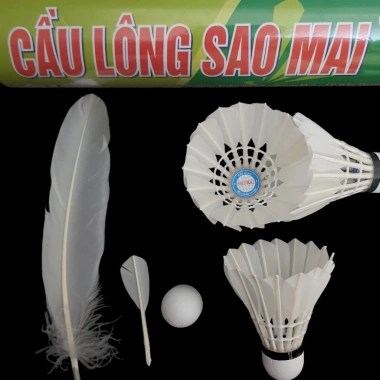 Quả Cầu Lông 10 Quả - Cầu Sao Mai, Đế Gỗ Lie, Bay Ổn Định, Dùng Trong Nhà & Ngoài Trời 3 Quả Cầu Lông 10 Quả - Cầu Sao Mai, Đế Gỗ Lie, Bay Ổn Định, Dùng Trong Nhà & Ngoài Trời 3