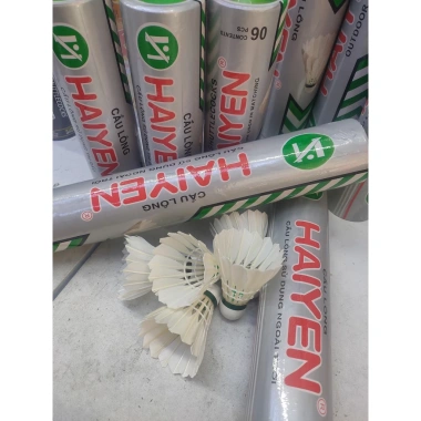 Quả cầu lông Hải Yến Bạc chính hãng, rẻ nhất thị trường, 12/6 quả, giảm giá 195k