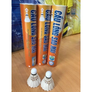 Quả cầu lông Sao Mai chính hãng 10 quả - Giá chỉ 160,000đ, bền bỉ, chính xác