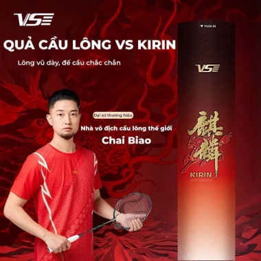 Quả cầu lông VENSON VS Kirin A2 12 quả - Ống cầu thi đấu chuyên nghiệp, giá ưu đãi 699.000đ