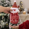 Quà Giáng Sinh Dệt Kim Hoạt Hình Túi Bảo Quản Kẹo Búp Bê Nai Santa Gấu 7