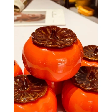 Quả Hồng Hộp Đựng Trà - Hạt Dưa, Mứt, Kẹo Trang Trí Decor Giá 69.000 VND 6