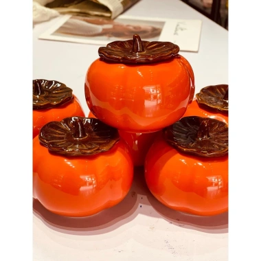 Quả Hồng Hộp Đựng Trà - Hạt Dưa, Mứt, Kẹo Trang Trí Decor Giá 69.000 VND 7