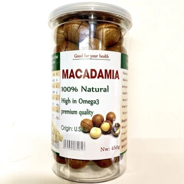 Quả Macca Daklak nứt vỏ size Đại 24-28 500g - Giá ưu đãi 110k, tặng cậy tách hạt