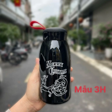 Quà Noel bé 520ml Bình giữ nhiệt cao cấp khắc tên riêng - Gia dụng Thu Hương