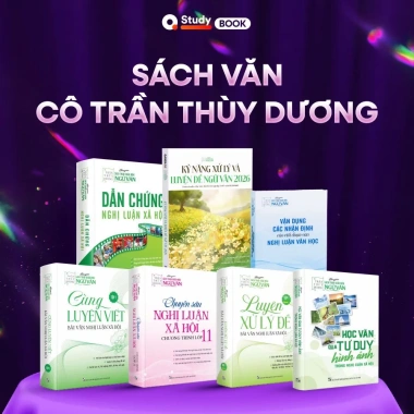 Quà Tặng 14-20/2 Sách Văn THCS THPT Trần Thùy Dương - Chương trình mới rèn kỹ năng luyện đề, NLXH NLVH, giảm giá 179k
