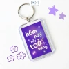 Quà Tặng 20/10: Móc Khoá Balo Dễ Thương, Thông Điệp Động Lực, KeyChain Treo Balo - Tặng Mẹ 15k 4