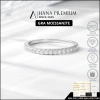 Quà Tặng 8/3 Nhẫn Bạc 925 14 Đá Moissanite Phủ Bạch Kim - Nhẫn Nửa Vòng Đa Đá 1.314 Giá 488k