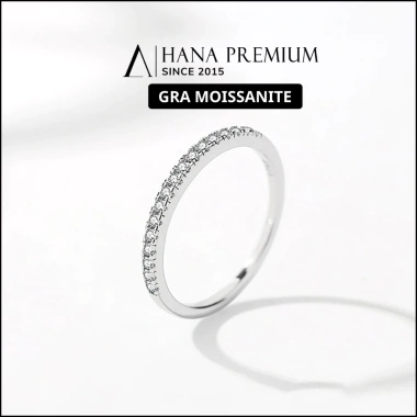 Quà Tặng 8/3 Nhẫn Bạc 925 14 Đá Moissanite Phủ Bạch Kim - Nhẫn Nửa Vòng Đa Đá 1.314 Giá 488k 3 Quà Tặng 8/3 Nhẫn Bạc 925 14 Đá Moissanite Phủ Bạch Kim - Nhẫn Nửa Vòng Đa Đá 1.314 Giá 488k 3