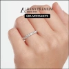Quà Tặng 8/3 Nhẫn Bạc 925 14 Đá Moissanite Phủ Bạch Kim - Nhẫn Nửa Vòng Đa Đá 1.314 Giá 488k 5