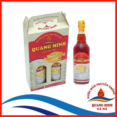 Quà tặng biếu Sếp Nước Mắm Quang Minh Cà Ná thùng 2 chai 500ml giá 299.000 VND
