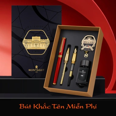 Quà Tặng Bút ký MONTAGUT 308 hộp Fullbox khắc tên, kèm túi và thiệp, tặng thầy cô, sếp, đối tác, giá 525.000₫ 4