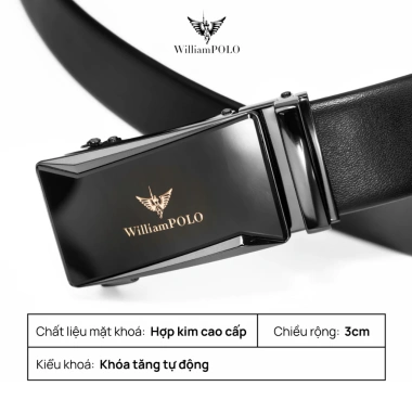 Quà Tặng Cao Cấp Combo Ví & Thắt Lưng Nam Da Bò Williampolo Chính Hãng + Túi Xách Giá 1.44 Triệu 3