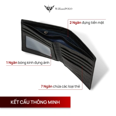 Quà Tặng Cao Cấp Combo Ví & Thắt Lưng Nam Da Bò Williampolo Chính Hãng + Túi Xách Giá 1.44 Triệu 6
