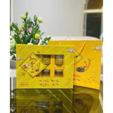 Quà Tặng Hộp Sang Trọng Yến Chưng Thượng Gia Nhân Sâm, Đông Trùng Hạ Thảo, Hạt Chia, Đường Phèn - Giá Ưu Đãi 245k 2 Quà Tặng Hộp Sang Trọng Yến Chưng Thượng Gia Nhân Sâm, Đông Trùng Hạ Thảo, Hạt Chia, Đường Phèn - Giá Ưu Đãi 245k 2